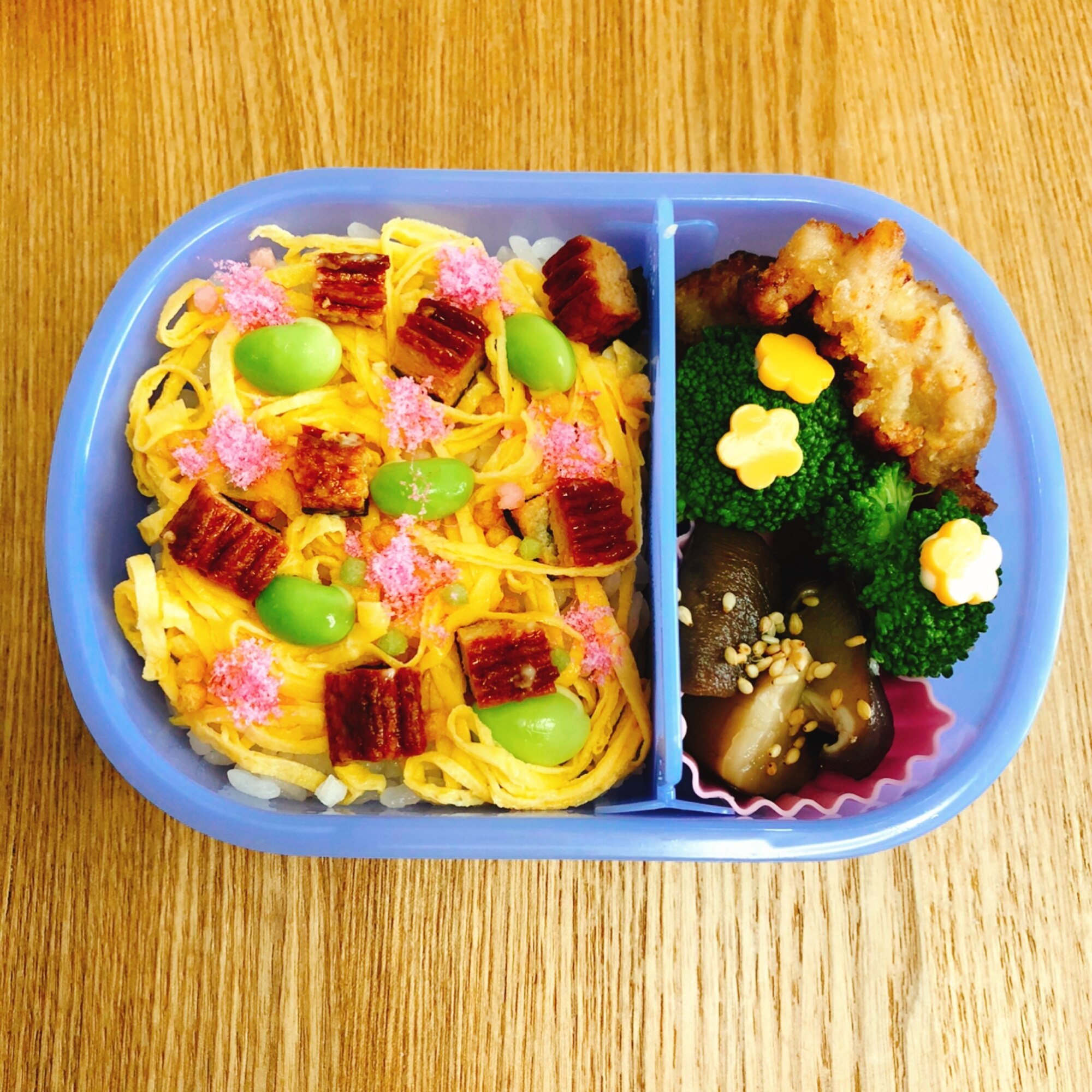 今週のお弁当 華やか ちらし寿司弁当 レシピ 作り方 By りっさんさん 楽天レシピ