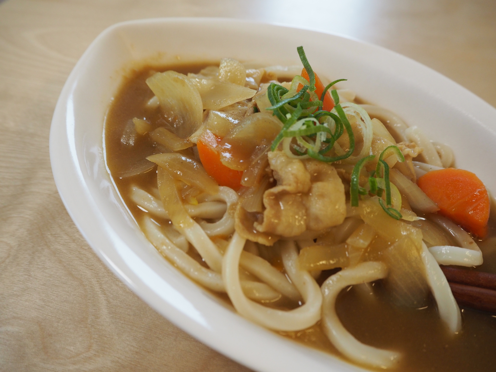 昨日の余りカレーうどん