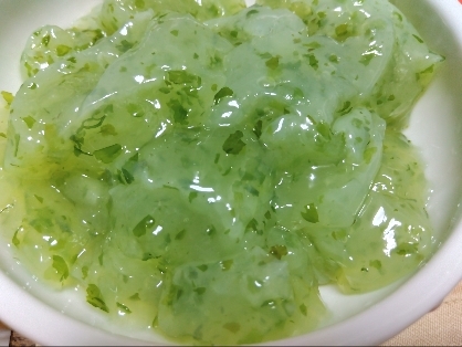 キャンプに♪刺身こんにゃくと海藻サラダ