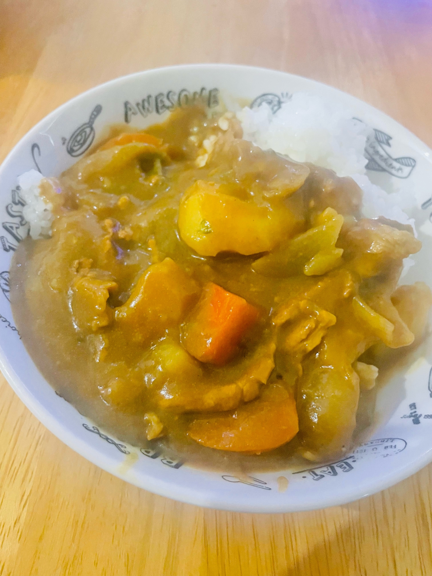 豚肉のカレー