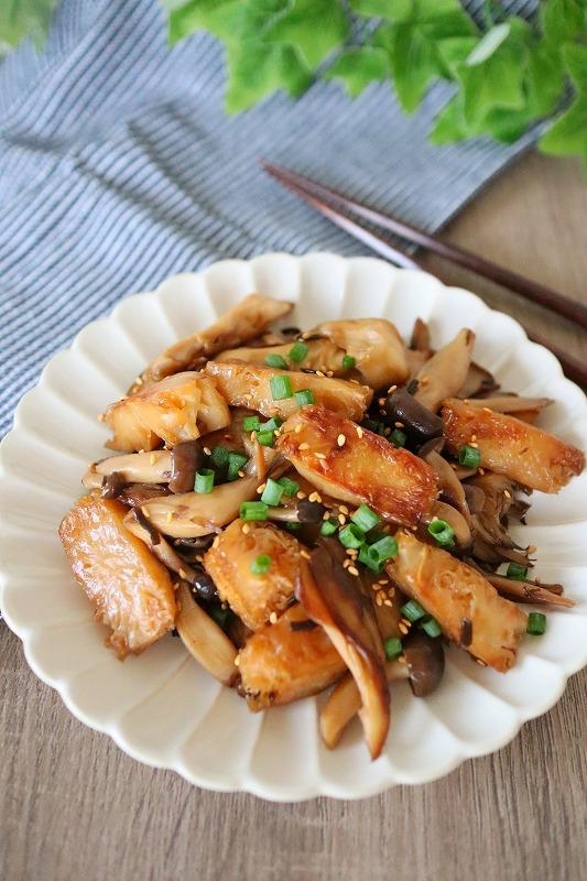 【腸活】ホホホの子とキノコの照り焼き