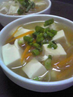 豆腐のとろみスープ