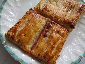 魚焼きグリルでアップルパイ！