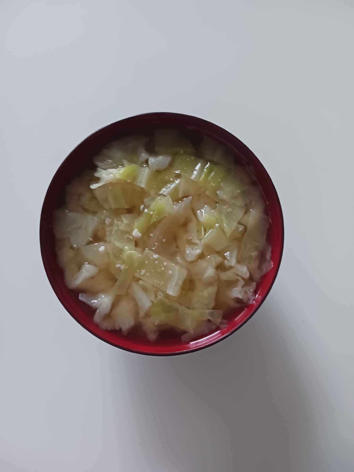 キャベツのみそ汁