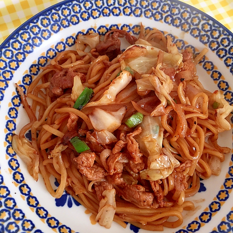 作り方を変えてみた！ソース焼きそば☆