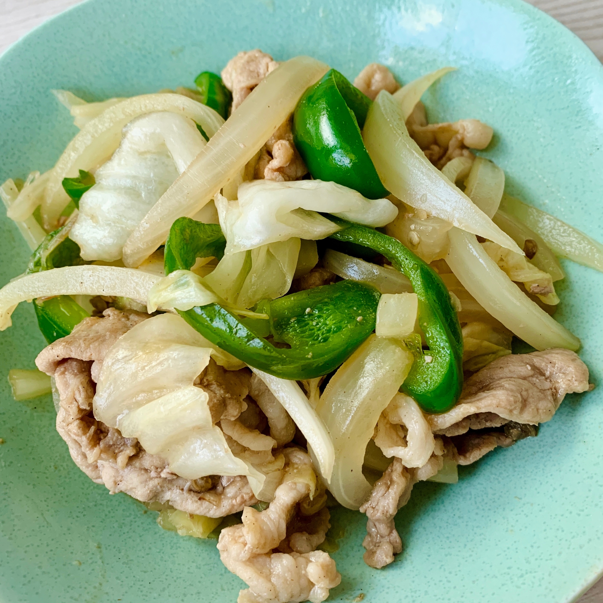 ♦豚肉と野菜のソース炒め♦