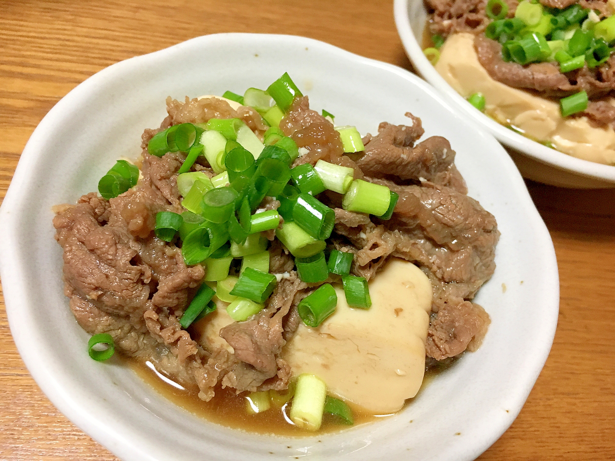 牛肉と豆腐の肉どうふ