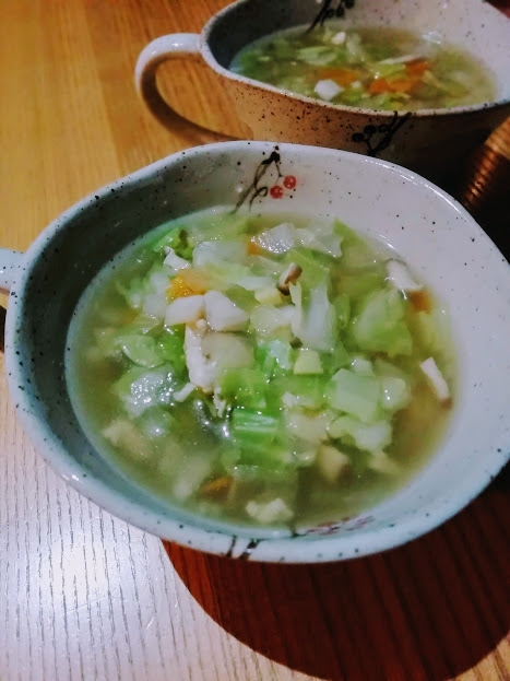寒い日に体ほかほか根菜スープ