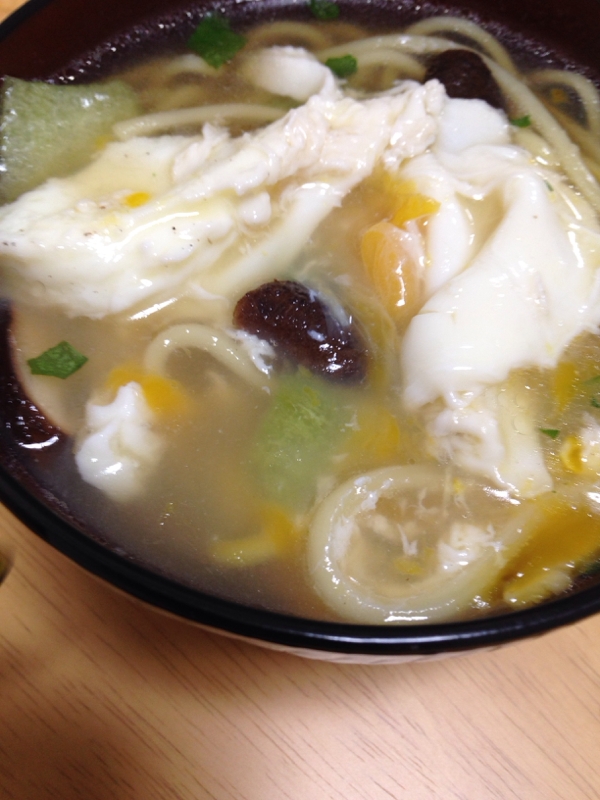 《玉子中華麺スープ》