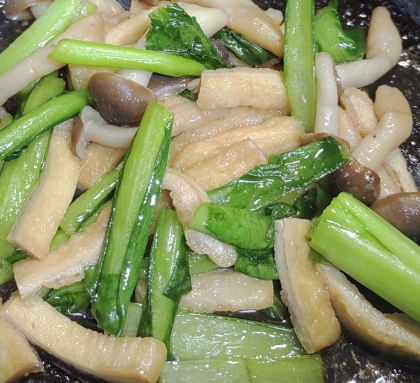 小松菜・しめじ・あさりのさっと煮