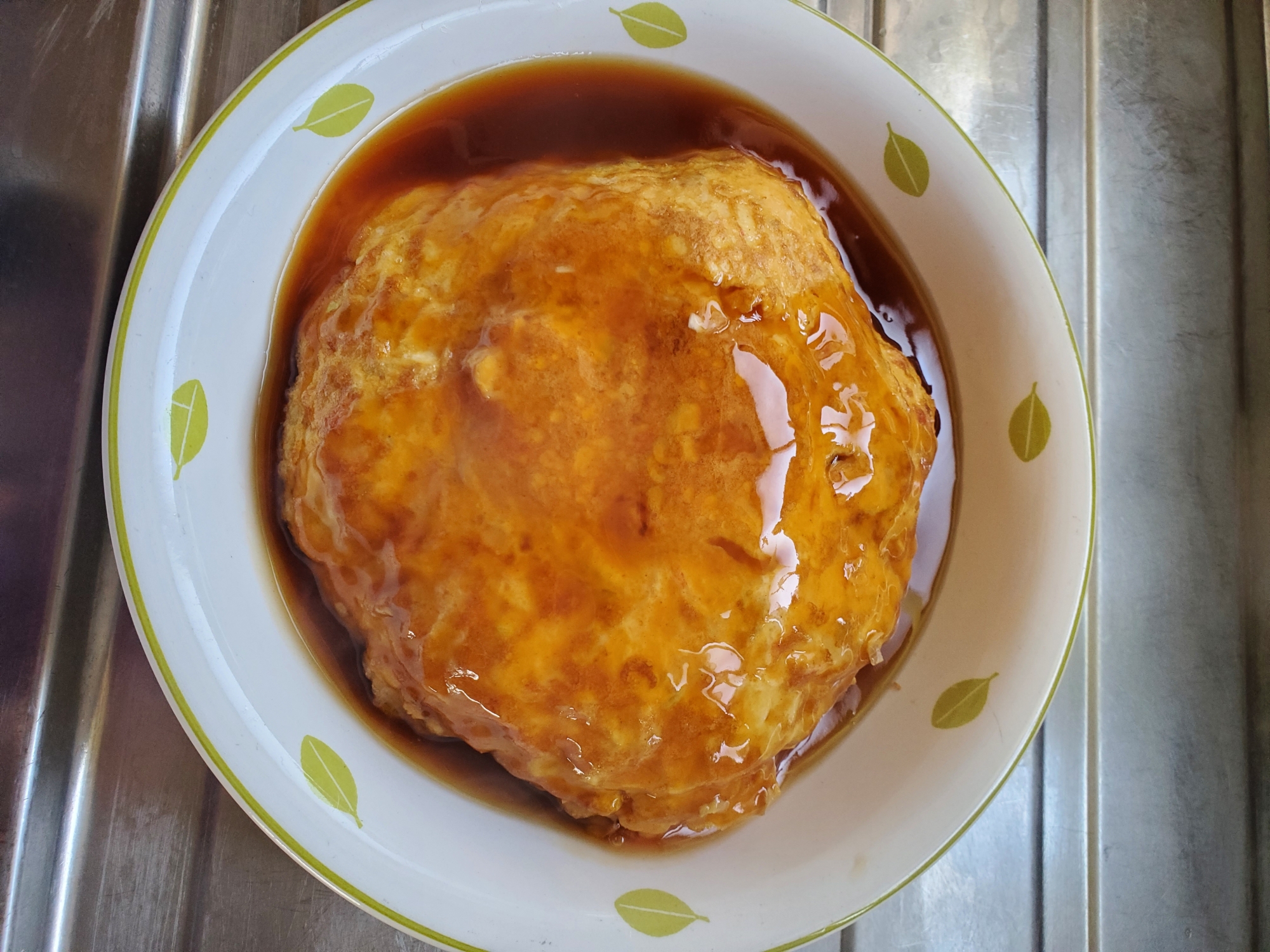 ふんわり甘酢あんの天津飯