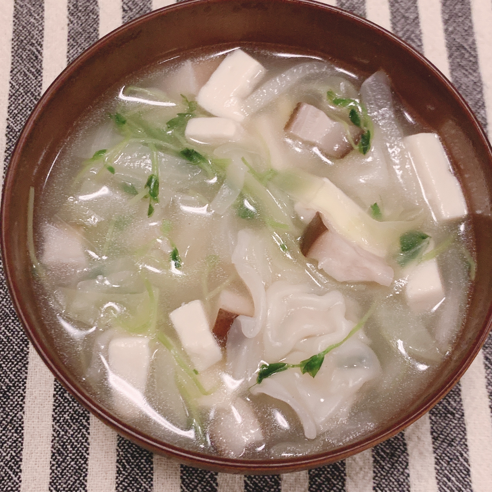 コストコの水餃子スープ シャンタン レシピ 作り方 By Ikean 楽天レシピ