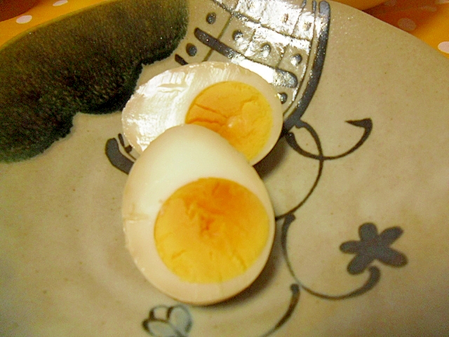 だしと醤油で作る　味付け卵