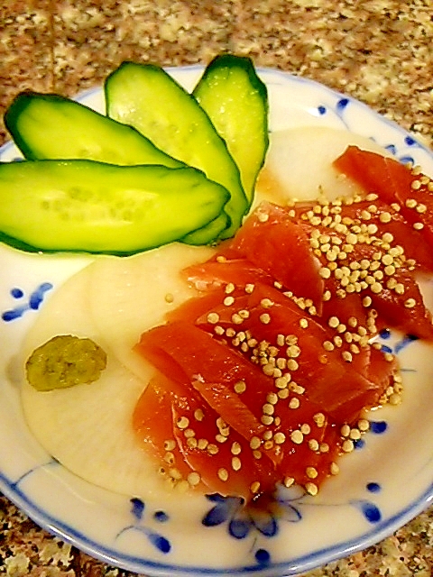 マグロと大根の中華風おつまみ