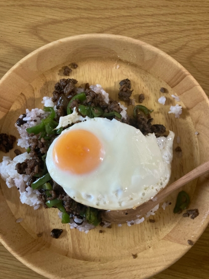 ナス嫌いの子が黙って食べる♪ なすの甘辛ミンチ丼