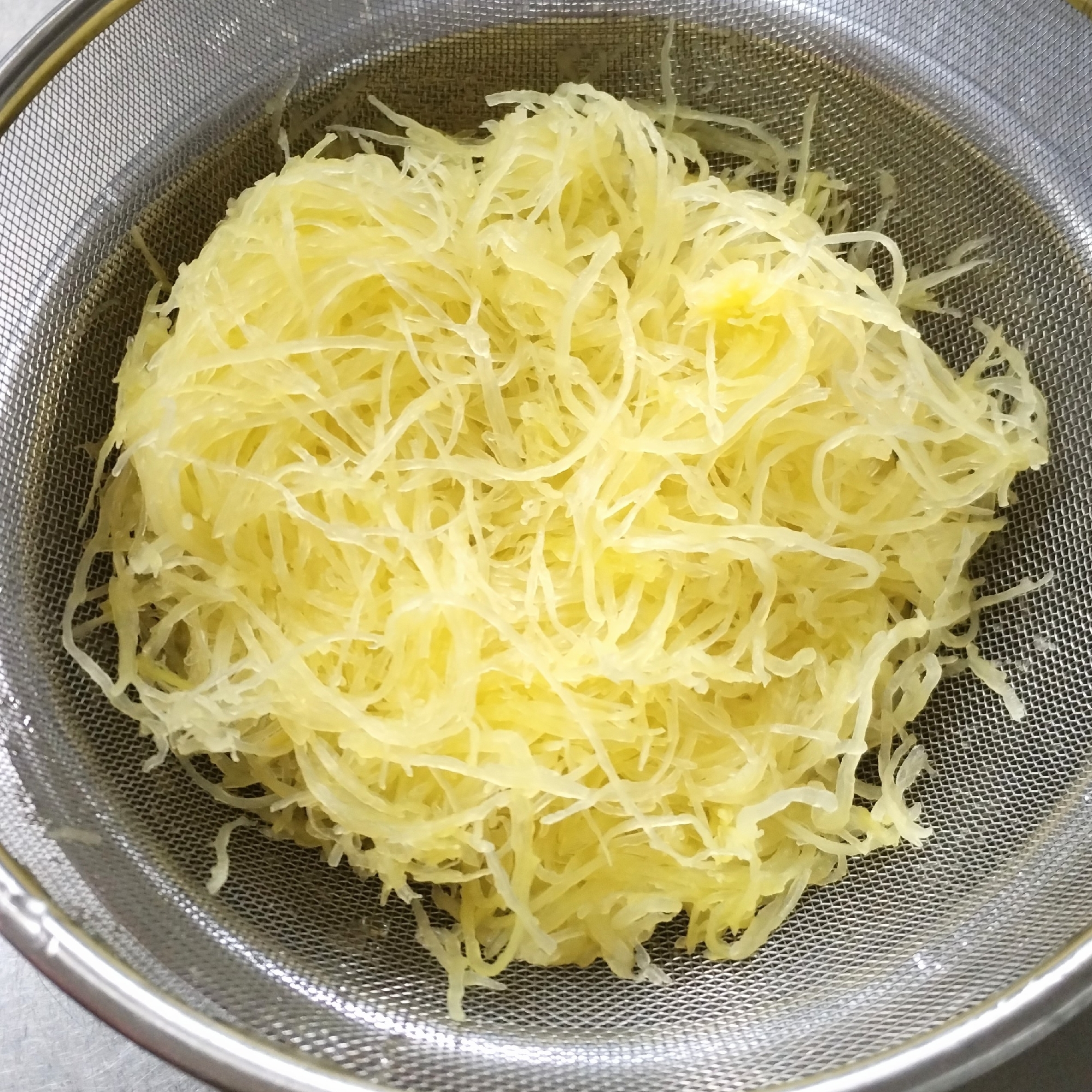 そうめんかぼちゃの下処理