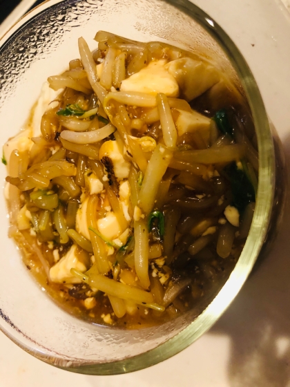 辛味もやし麻婆豆腐