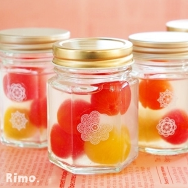 可愛い瓶入り プチトマトゼリー レシピ 作り方 By Rimo 楽天レシピ 可愛い瓶入り プチトマトゼリー レシピ 作り方 By Rimo 楽天レシピ