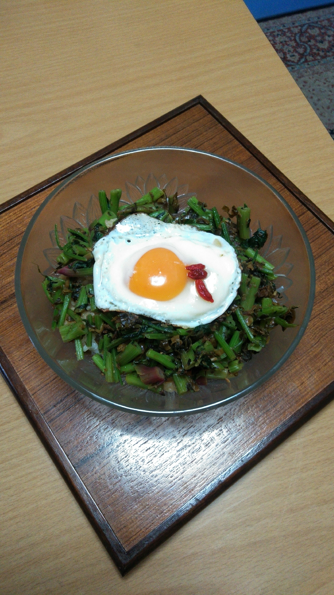 ポパイの愛した、ほうれん草丼