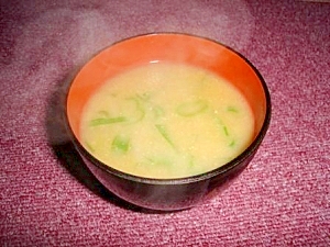 刻まない納豆汁