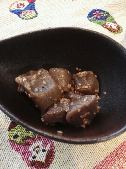 作り置きおかず こんにゃくの味噌煮 ♪