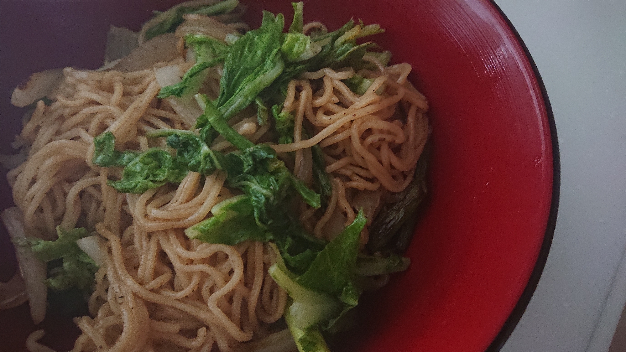 ラーメン用の生麺で簡単塩焼きそば