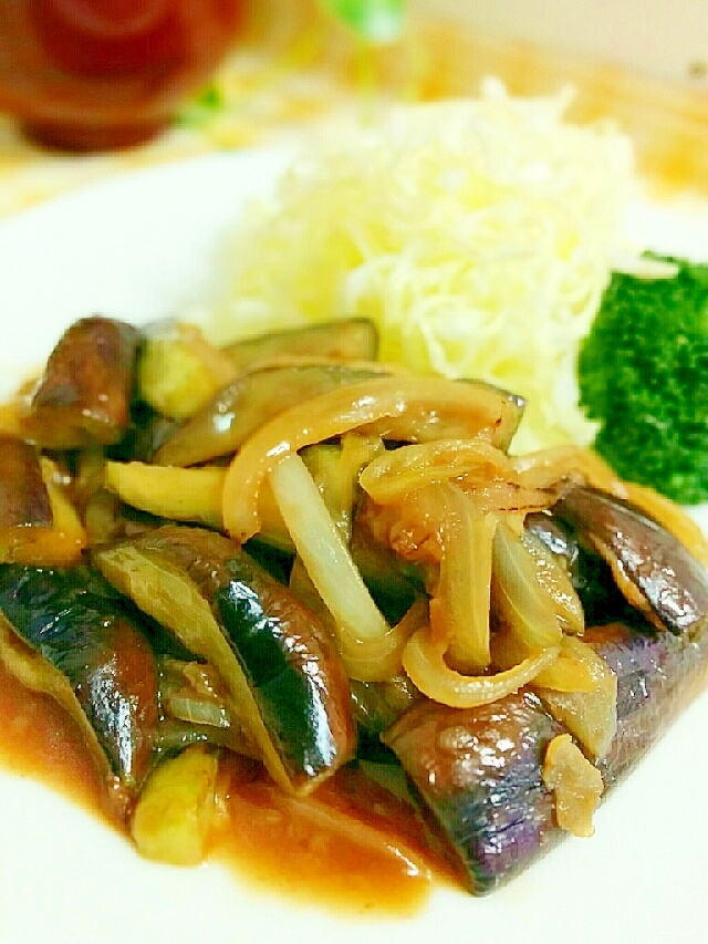 ご飯のおかず 茄子の生姜焼き ご飯のおかず 茄子の生姜焼き