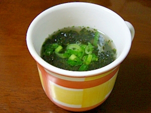 韓国海苔で速攻！韓国風野菜スープ