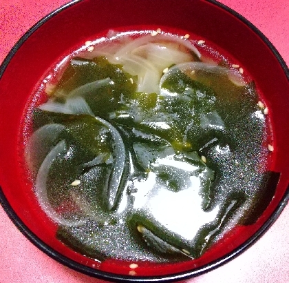 簡単ワカメの中華スープ