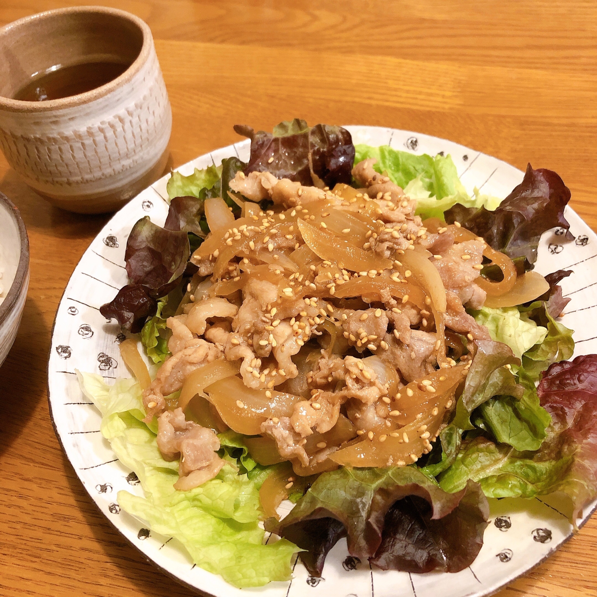 超簡単味付けバッチリ⭐豚肉のバタぽん炒め