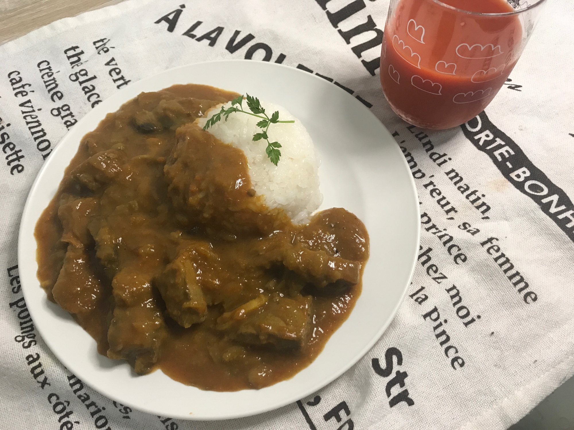 ルゥ無しでトロトロ！カレー粉で本鮪のあらカレー