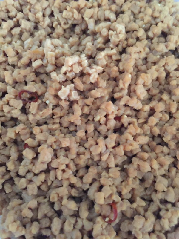 大豆ミート 挽肉タイプ で台湾ミンチ レシピ 作り方 By スナックあられ 楽天レシピ