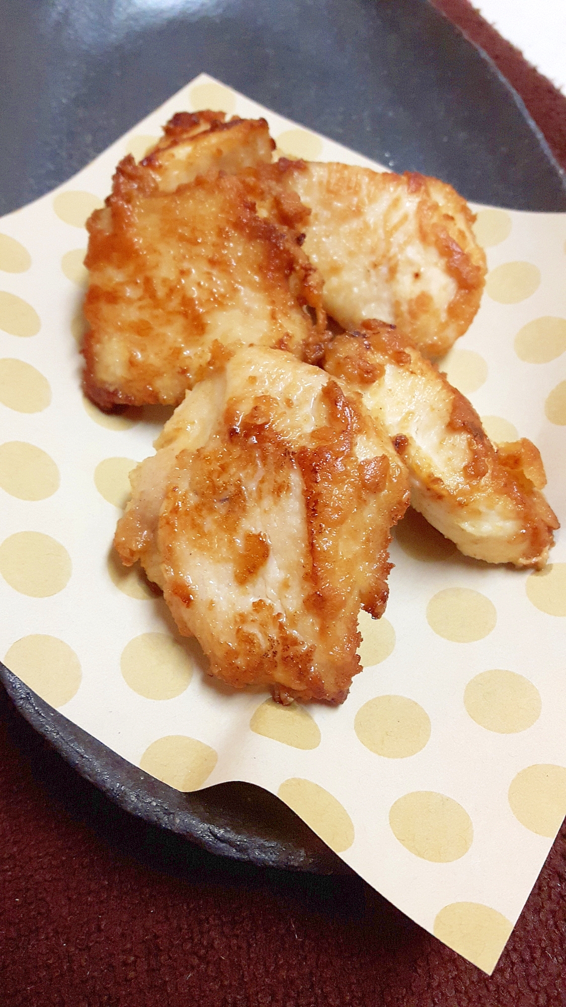 おからパウダーで！鶏むね肉のジューシー唐揚げ♪