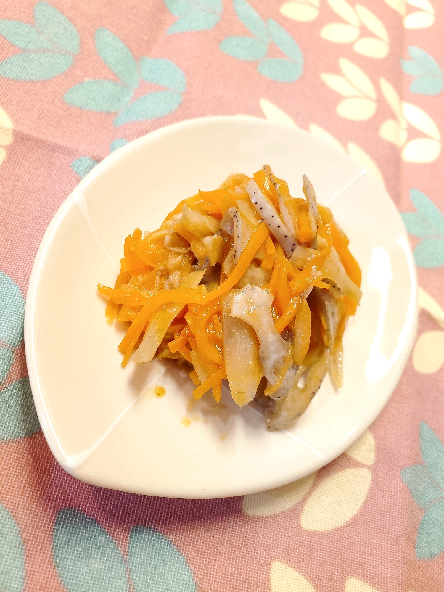 【幼児食】根菜のツナカレー和え