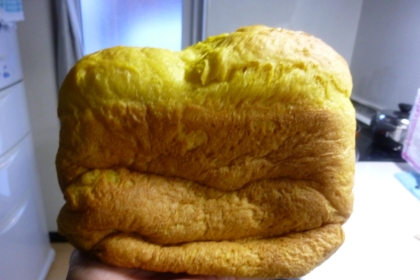 HBでかぼちゃ食パン♪