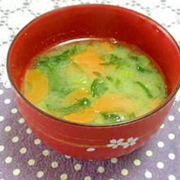 ブロッコリーの葉の味噌汁 レシピ 作り方 By Momo 楽天レシピ