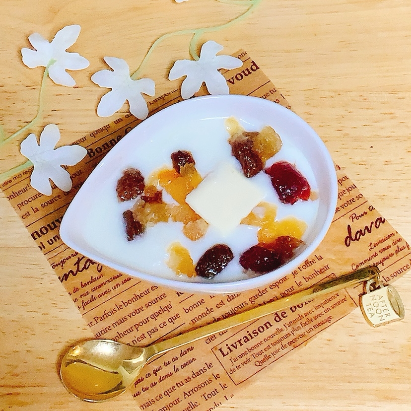 レーズンのジャム漬&チーズ♪ヨーグルト✧˖°