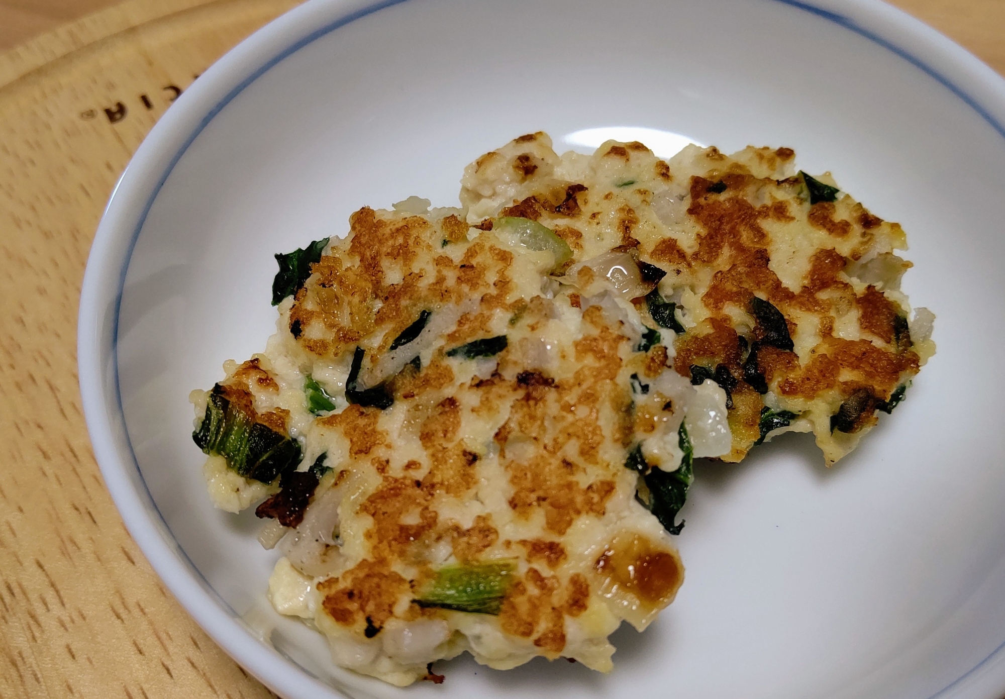 離乳食手づかみ◎鶏ひき肉豆腐ハンバーグ