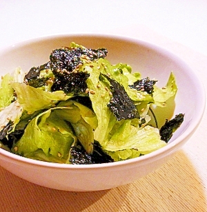 簡単 レタスと韓国海苔のサラダ レシピ 作り方 By メリッコ 楽天レシピ 簡単 レタスと韓国海苔のサラダ レシピ 作り方 By メリッコ 楽天レシピ