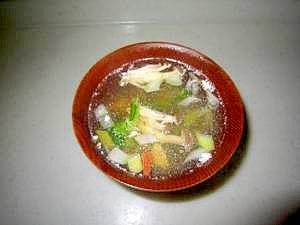 野菜☆鶏肉豆腐スープ