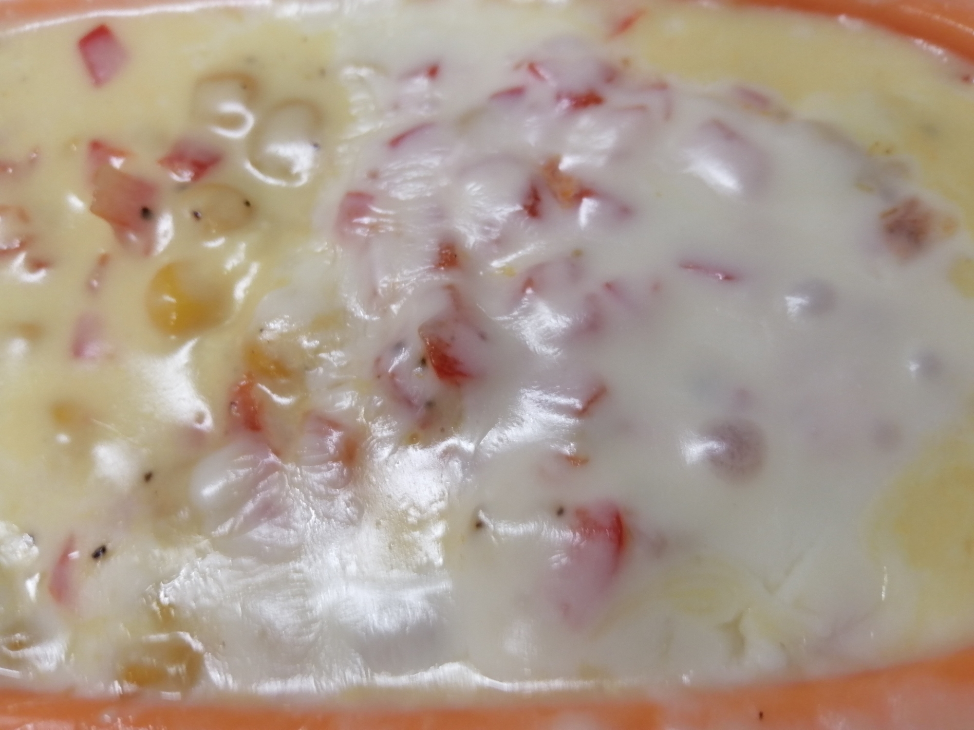 コーンスープとパプリカのチーズドリア