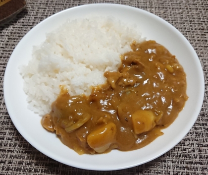 チョコでまろやかなカレーライス