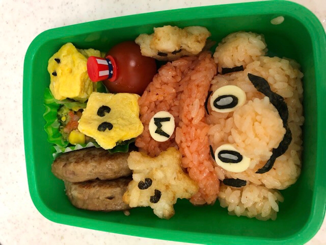 キャラ弁マリオ立体弁当