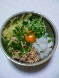 たくわんが決め手！絶品納豆そば！