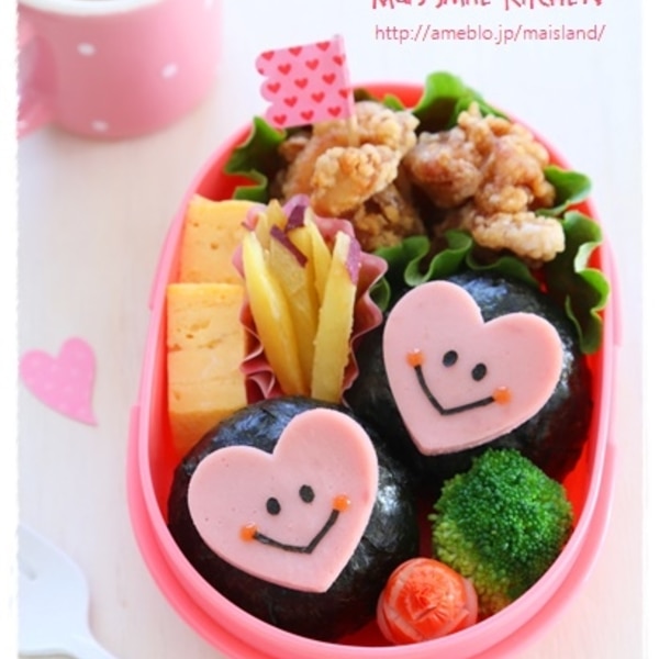 キャラ弁 バレンタインに ハートちゃん レシピ 作り方 By Mai Mai 楽天レシピ キャラ弁 バレンタインに ハートちゃん レシピ 作り方 By Mai Mai 楽天レシピ
