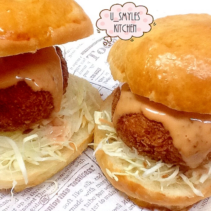 おうちで作る‼︎グラコロバーガー