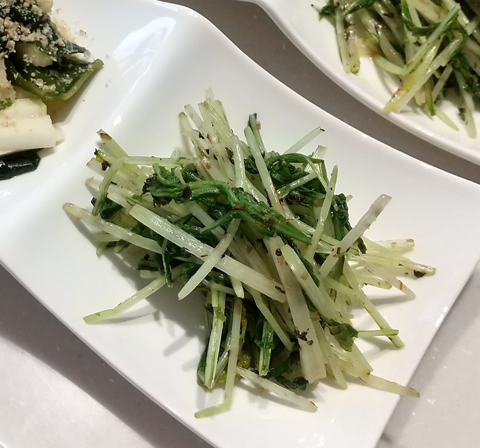 簡単に副菜❗️水菜の茅野舎だし和え レシピ・作り方 by のんのん、の