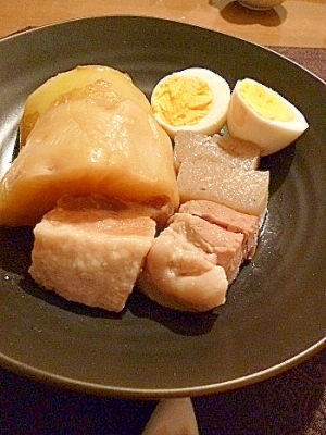 簡単！豚の角煮と大根の煮物