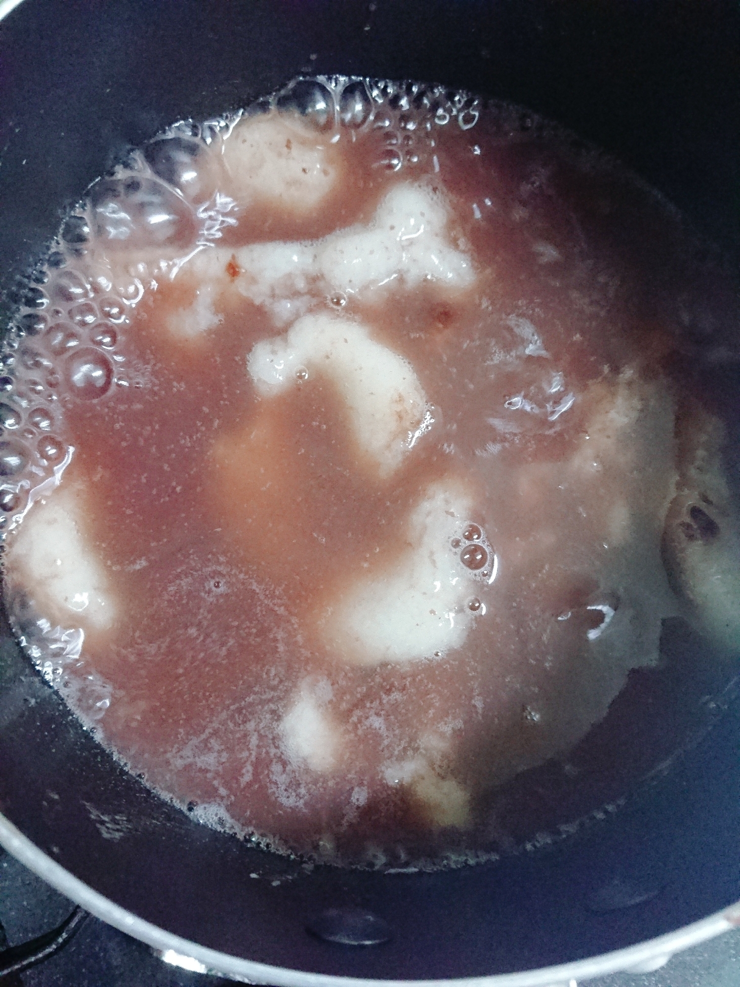 あんこ餅で簡単おしるこ