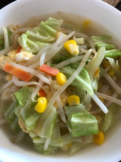 塩ラーメンで作る味噌ラーメン